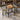 WEIMEI Fuzhou Vintage Rustic Square Table - Industrial Style Bistro Table from WEIMEI