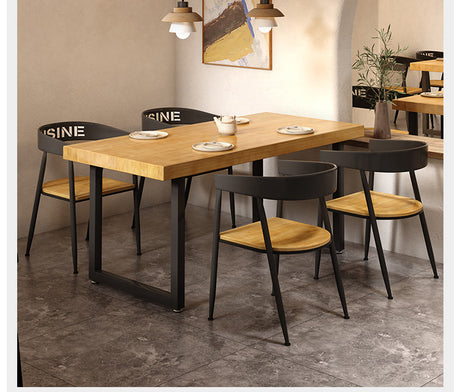 WEIMEI Juniper Bistro Solid Wood Dining Set Restaurant Combo from WEIMEI