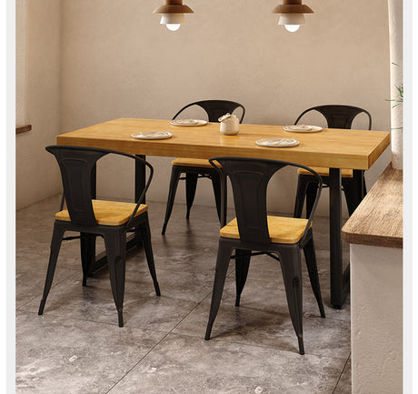 WEIMEI Juniper Bistro Solid Wood Dining Set Restaurant Combo from WEIMEI