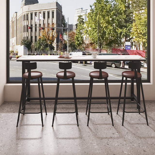 WEIMEI Juniper Modern Minimalist Rockboard Bar Table from WEIMEI
