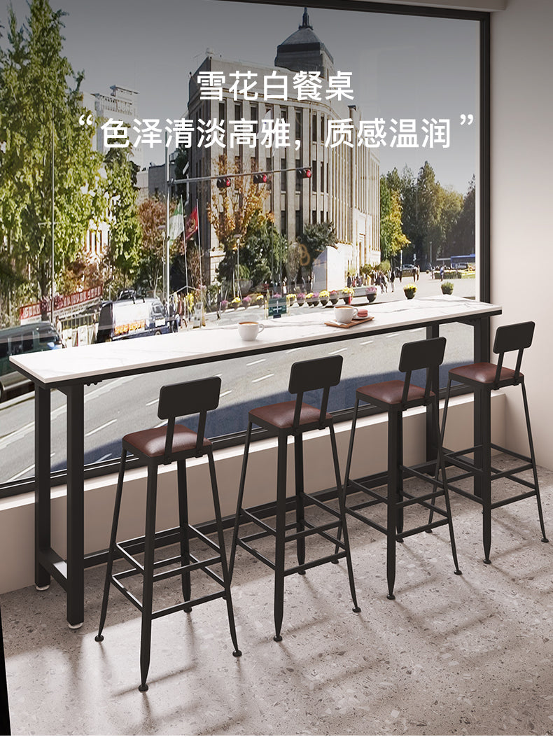 WEIMEI Juniper Modern Minimalist Rockboard Bar Table from WEIMEI