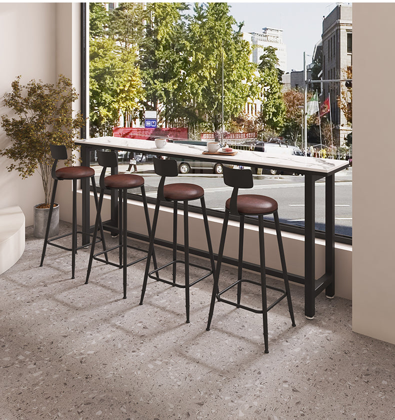 WEIMEI Juniper Modern Minimalist Rockboard Bar Table from WEIMEI