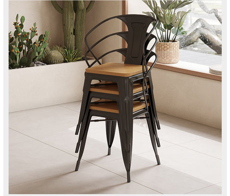 WEIMEI Langley Rustic Compact Square Dining Set from WEIMEI