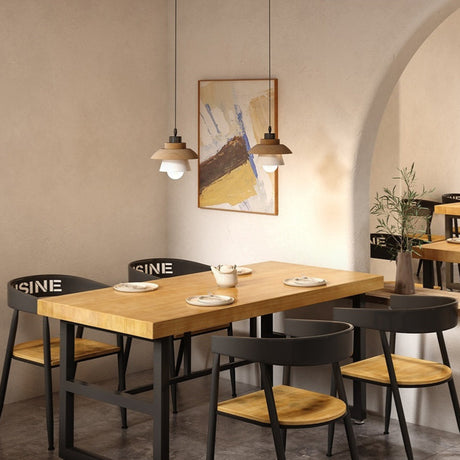 WEIMEI Marcellus Rustic Multi-Functional Restaurant Table and Chair Set from WEIMEI