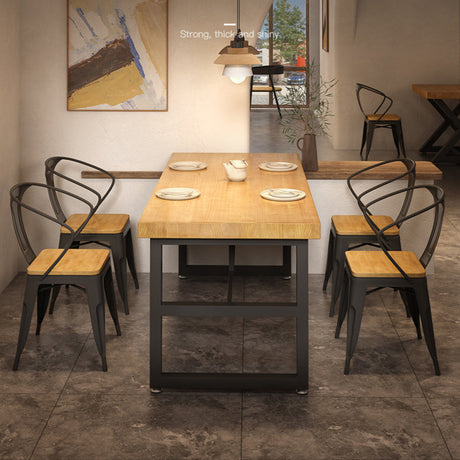 WEIMEI Marcellus Rustic Multi-Functional Restaurant Table and Chair Set from WEIMEI