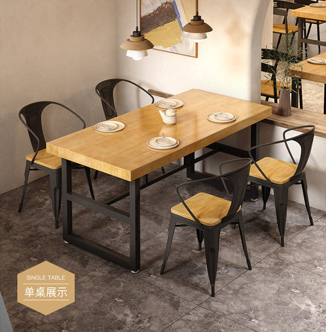 WEIMEI Marcellus Rustic Multi-Functional Restaurant Table and Chair Set from WEIMEI