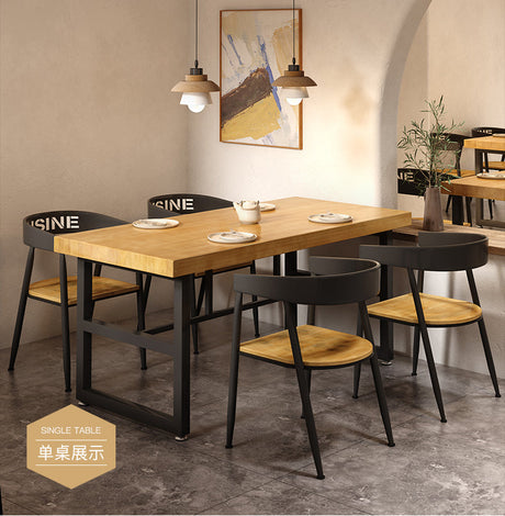 WEIMEI Marcellus Rustic Multi-Functional Restaurant Table and Chair Set from WEIMEI