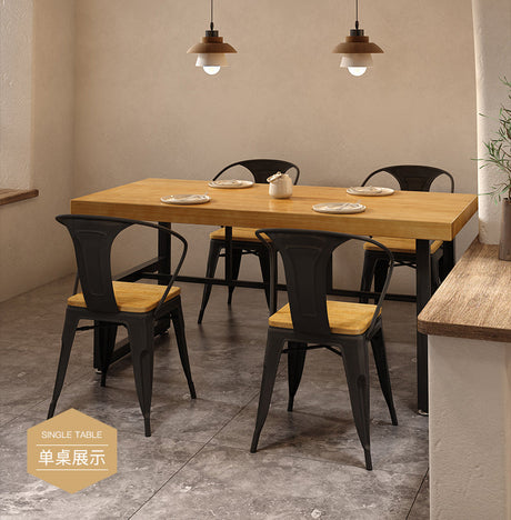 WEIMEI Marcellus Rustic Multi-Functional Restaurant Table and Chair Set from WEIMEI