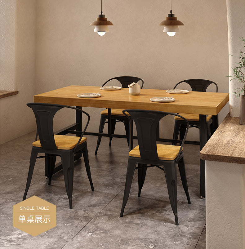 WEIMEI Marcellus Rustic Multi-Functional Restaurant Table and Chair Set from WEIMEI