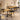 WEIMEI Marcellus Rustic Multi-Functional Restaurant Table and Chair Set from WEIMEI