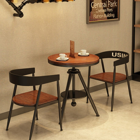 WEIMEI Marisol Vintage Adjustable Round Table & Chair Set from WEIMEI