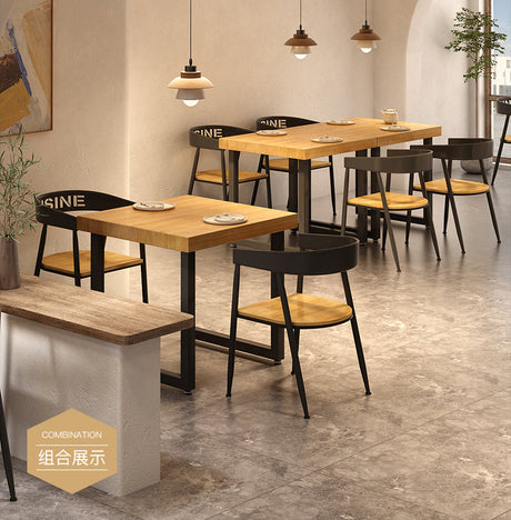 WEIMEI Morgantown Elegant Solid Wood Dining Table Set from WEIMEI