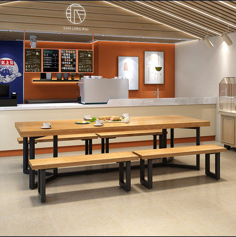 WEIMEI Santiago Elegant Solid Wood Dining Set from WEIMEI