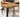 WEIMEI Santiago Rustic Solid Wood Dining Table Set from WEIMEI