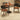 WEIMEI Santiago Sturdy Round Dining Table Set for Café from WEIMEI