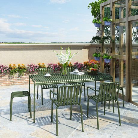 WEIMEI Serafino Elegant Wrought Iron Balcony Table & Chair Set from WEIMEI