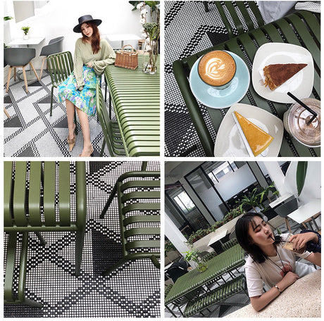 WEIMEI Serafino Elegant Wrought Iron Balcony Table & Chair Set from WEIMEI