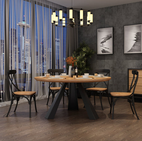 WEIMEI Seraphina Sturdy Elegant Dining Table Set from WEIMEI