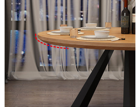WEIMEI Seraphina Sturdy Elegant Dining Table Set from WEIMEI