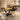 WEIMEI Takasaki Elegant Iron-Wood Dining Table Set from WEIMEI