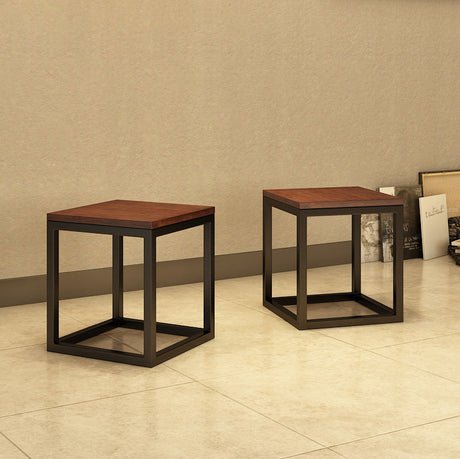 WEIMEI Tamsin Solid Wood Simple Stool from WEIMEI