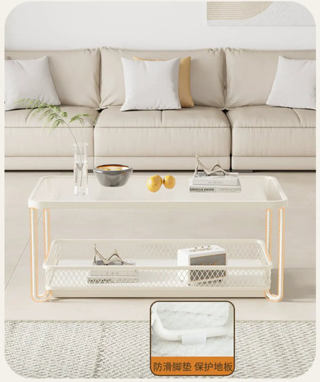 XIMIKA Alhambra Modern Minimalist Steel-Based Coffee Table from XIMIKA