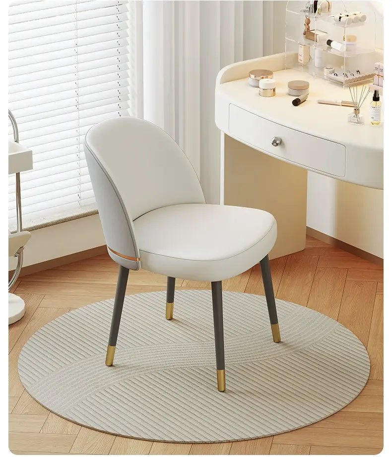 XIMIKA Calantha Elegant Plush Makeup Chair from XIMIKA