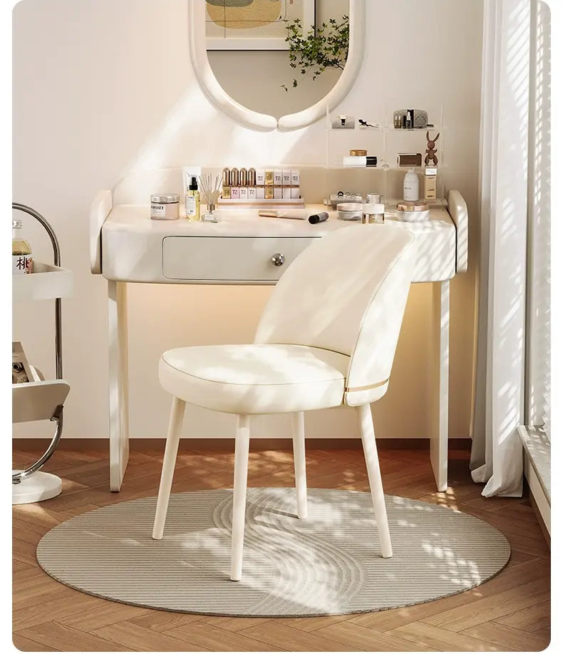 XIMIKA Calantha Elegant Plush Makeup Chair from XIMIKA