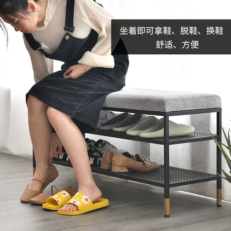 XIMIKA Ines Minimalist Shoe Storage System with Seat from XIMIKA