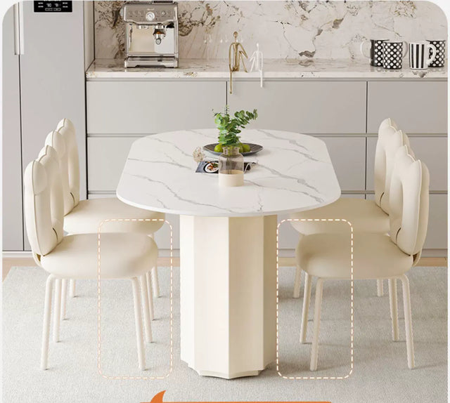 XIMIKA Isadora Elegant Light Dining Table from XIMIKA