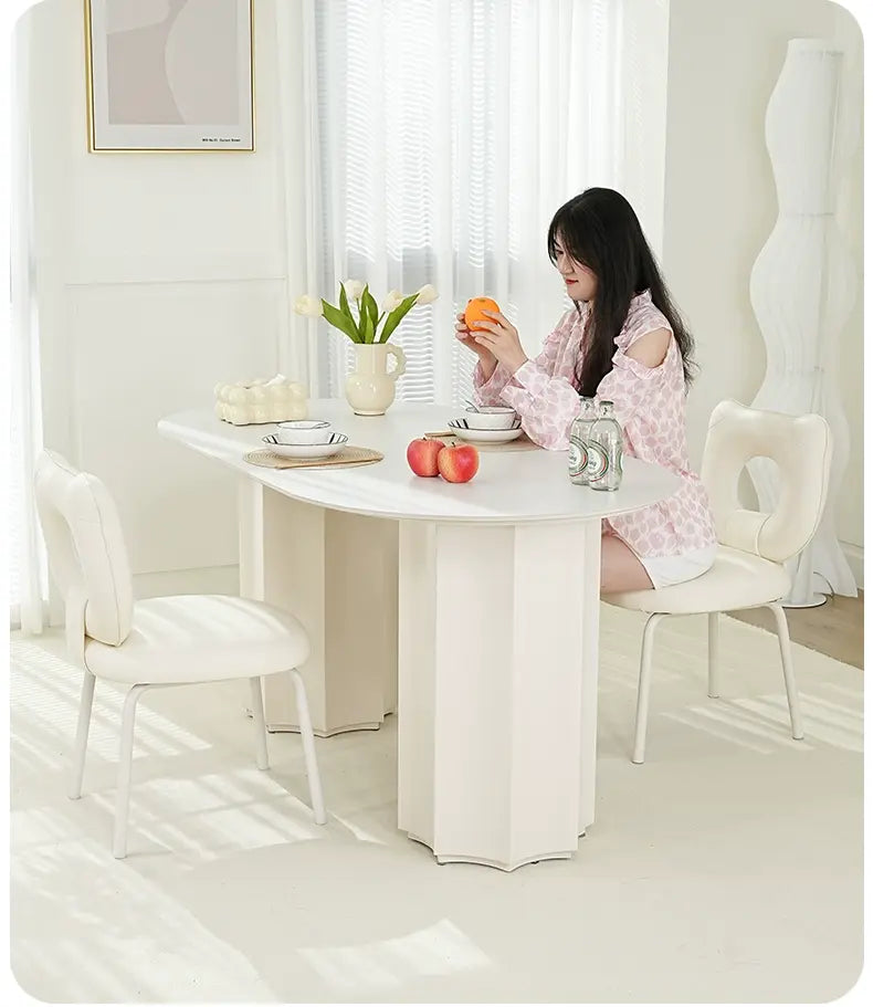 XIMIKA Isadora Elegant Light Dining Table from XIMIKA