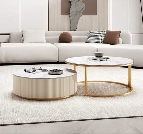 XIMIKA Isolde Sleek Glass Minimalist Coffee Table from XIMIKA