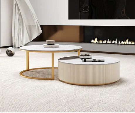 XIMIKA Isolde Sleek Glass Minimalist Coffee Table from XIMIKA