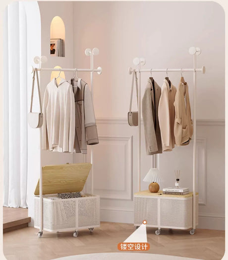 XIMIKA Lisboa Elegant Smooth Velvet Cream Trench Coat Hanger from XIMIKA