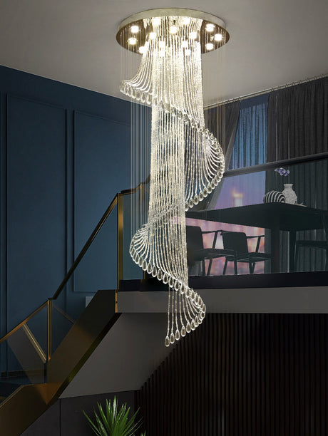 YDZM Alhambra Elegant Minimalist Crystal Ceiling Lamp from YDZM