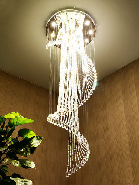 YDZM Alhambra Elegant Minimalist Crystal Ceiling Lamp from YDZM