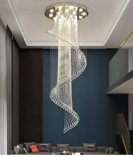 YDZM Alhambra Elegant Minimalist Crystal Ceiling Lamp from YDZM
