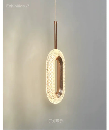 YDZM Amara Sleek Scandinavian Modern Pendant Ceiling Lamp from YDZM