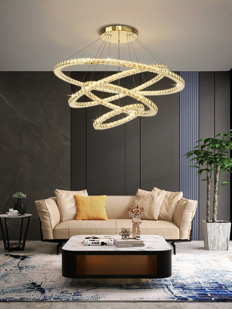 YDZM Marisol Elegant Crystal Country House Ceiling Lamp from YDZM