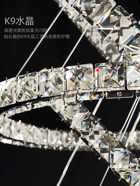 YDZM Marisol Elegant Crystal Country House Ceiling Lamp from YDZM