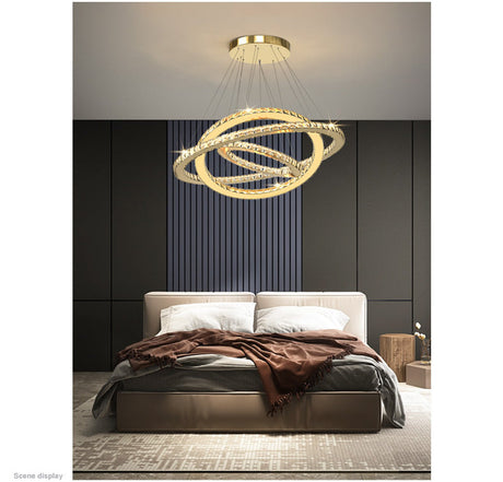 YDZM Marisol Elegant Crystal Country House Ceiling Lamp from YDZM