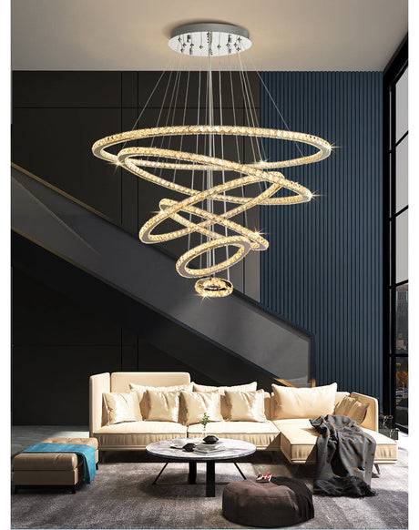 YDZM Marisol Elegant Crystal Country House Ceiling Lamp from YDZM