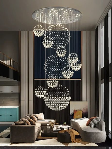 YDZM Minato Elegant Crystal Ceiling Lamp from YDZM