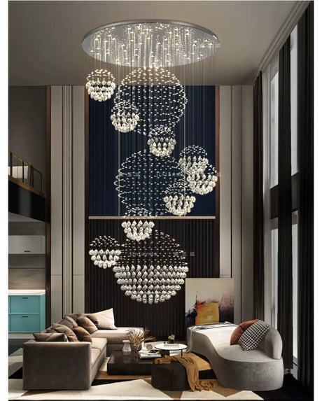 YDZM Minato Elegant Crystal Ceiling Lamp from YDZM