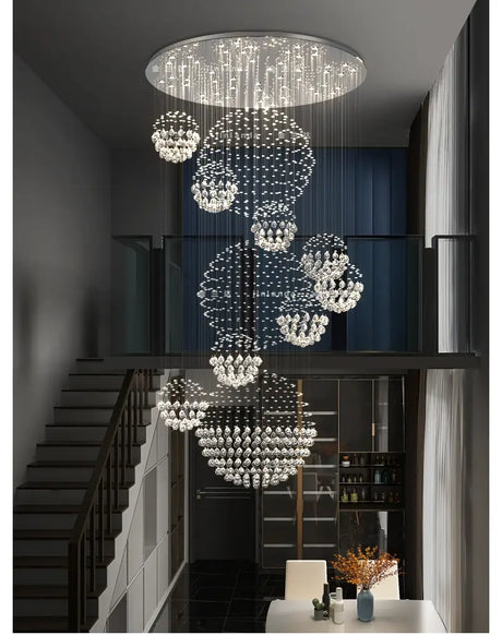 YDZM Minato Elegant Crystal Ceiling Lamp from YDZM