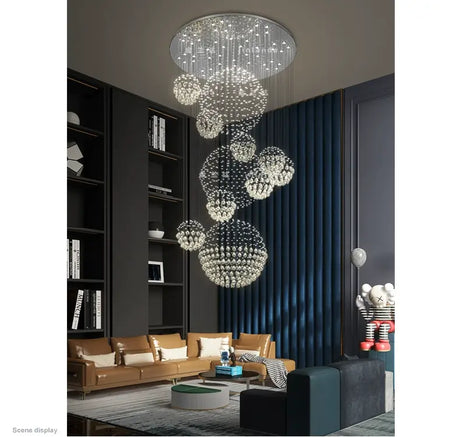 YDZM Minato Elegant Crystal Ceiling Lamp from YDZM