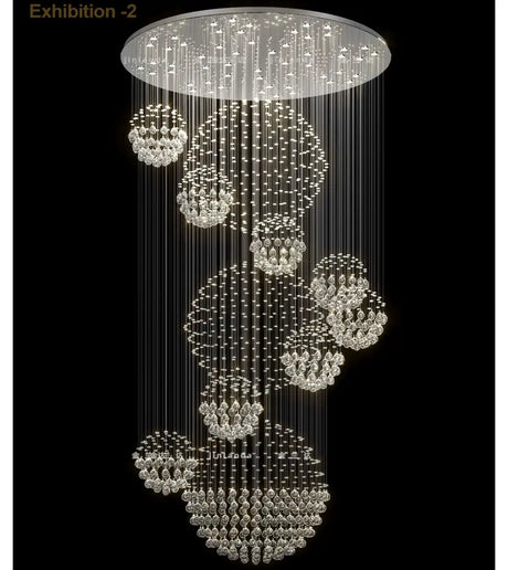 YDZM Minato Elegant Crystal Ceiling Lamp from YDZM