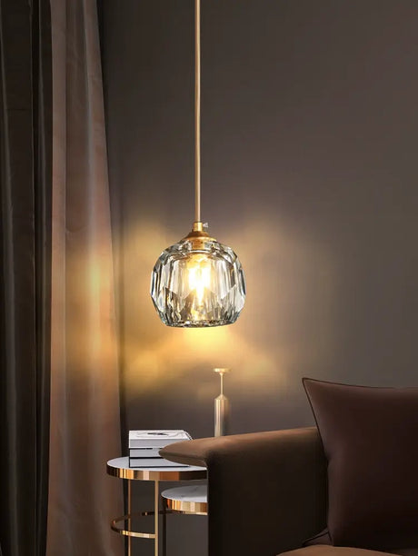 YDZM Tamsin Elegant Copper Bedroom Lamp from YDZM