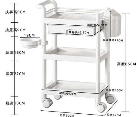 YITAO Xochitl Versatile Mobile Storage Nail Rack from YITAO
