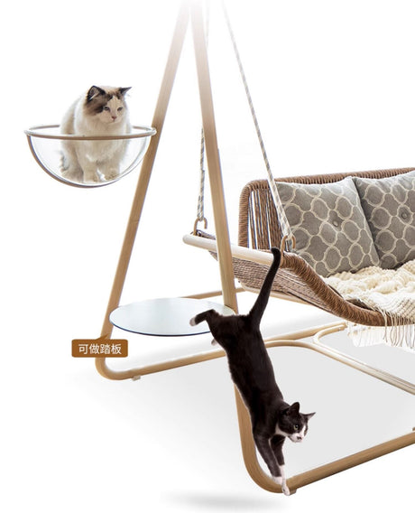 ZIYE Akihiko Stylish Interactive Cat Swing from ZIYE